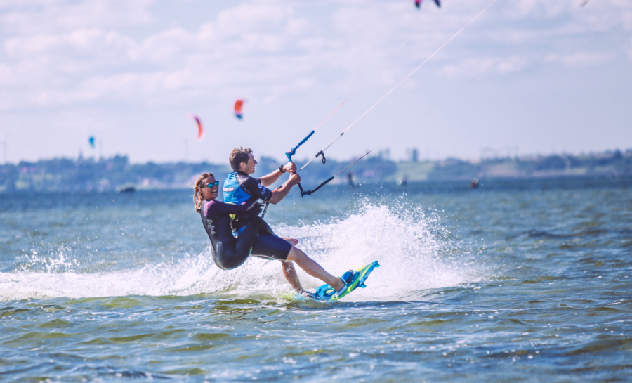KITESURFING WE DWOJE :) - INSTRUKTOR ROBERT